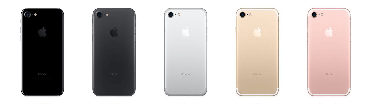 iPhone 7 цвета